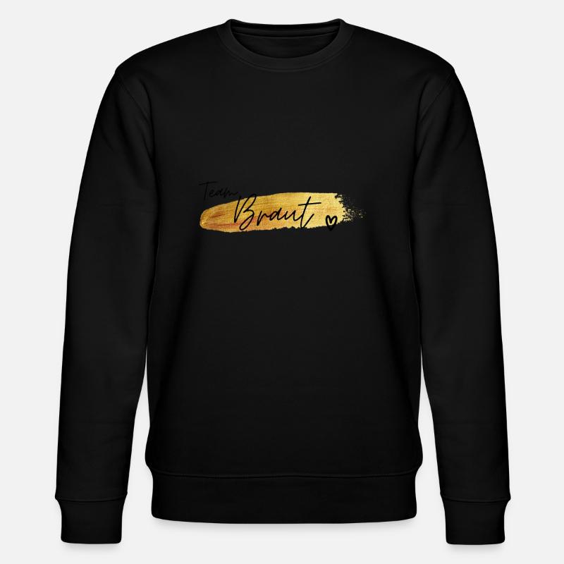 Team Braut Team Bride - Stanley/Stella Unisex Bio-Sweatshirt CHANGER  - Schwarz