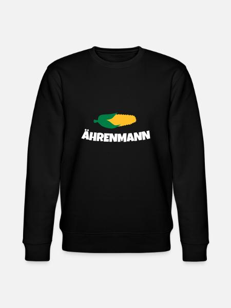Ährenmann Ehrenmann Bauer Landwirt - Stanley/Stella Unisex Bio-Sweatshirt CHANGER  - Schwarz