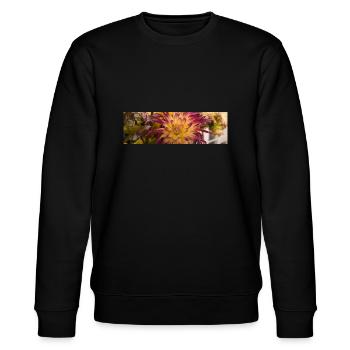 Blume Dahlie - Stanley/Stella Unisex Bio-Sweatshirt CHANGER  - Schwarz - Vorne - Nik (191cm) & Marisol (170cm)