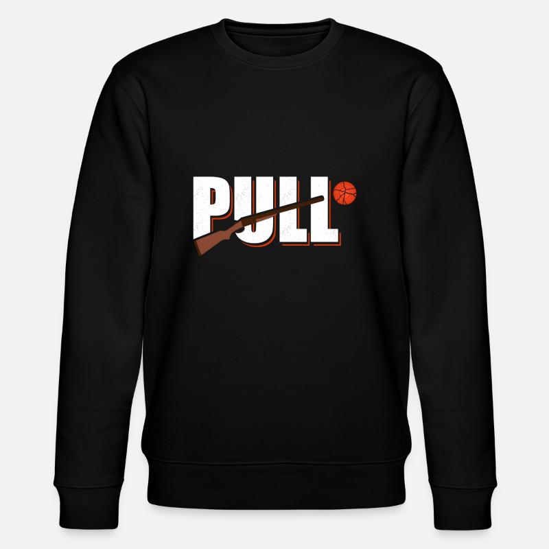 Pull Skeet Shooting Trapshooting - Stanley/Stella CHANGER Unisex Organic Sweatshirt - black