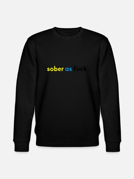 sober 2 - Stanley/Stella Unisex Bio-Sweatshirt CHANGER  - Schwarz