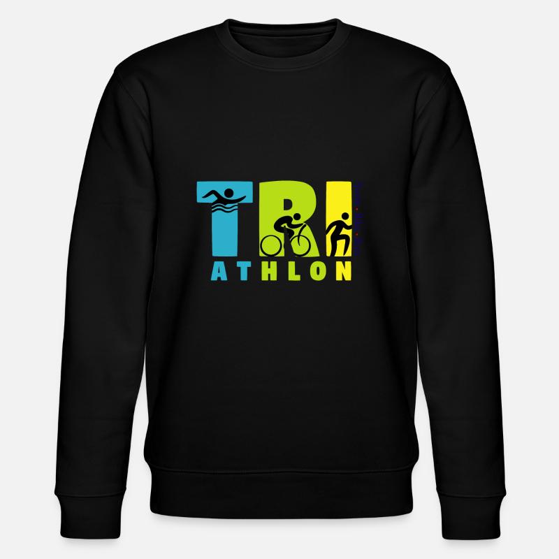 triathlon - Stanley/Stella Unisex Bio-Sweatshirt CHANGER  - Schwarz