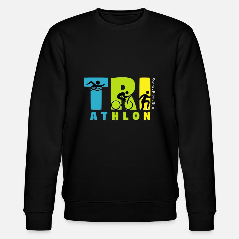 triathlon - Stanley/Stella Unisex Bio-Sweatshirt CHANGER  - Schwarz