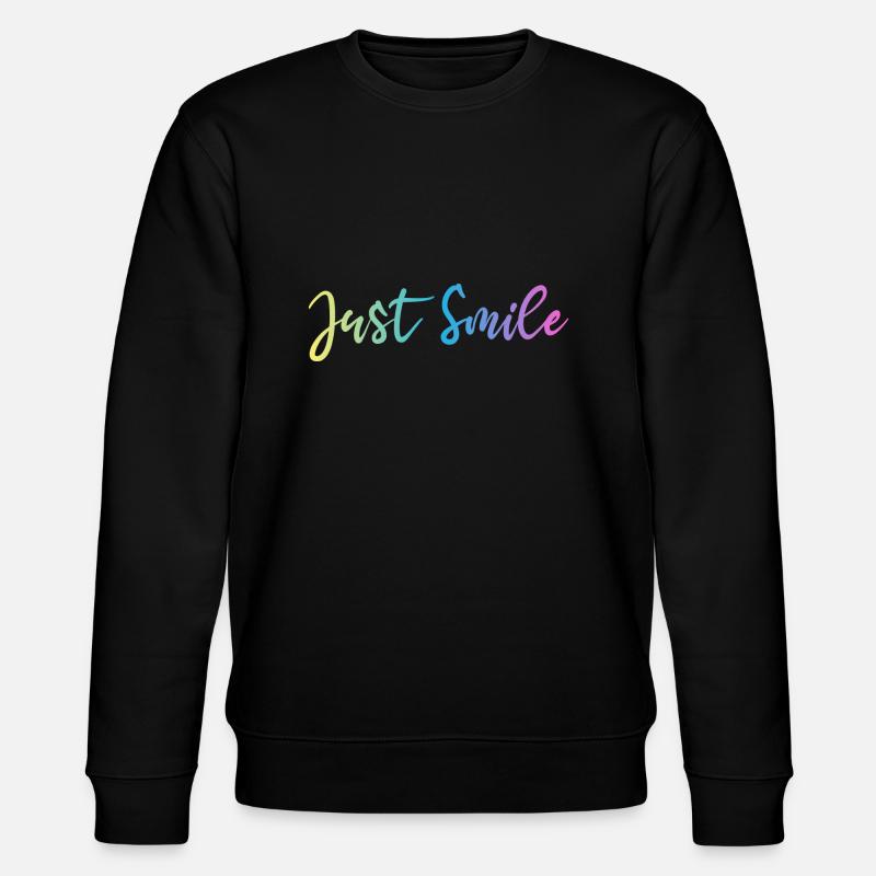 JUST SMILE GRADIENT TRIPLE - Sweat bio CHANGER Stanley/Stella Unisexe - noir