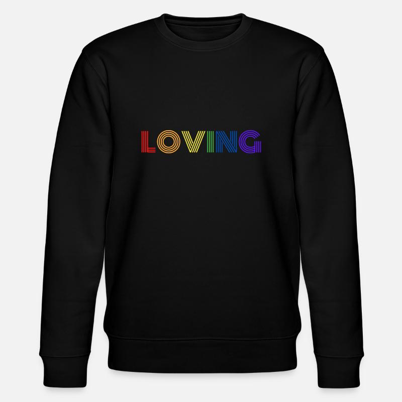 Loving - Stanley/Stella Unisex Bio-Sweatshirt CHANGER  - Schwarz