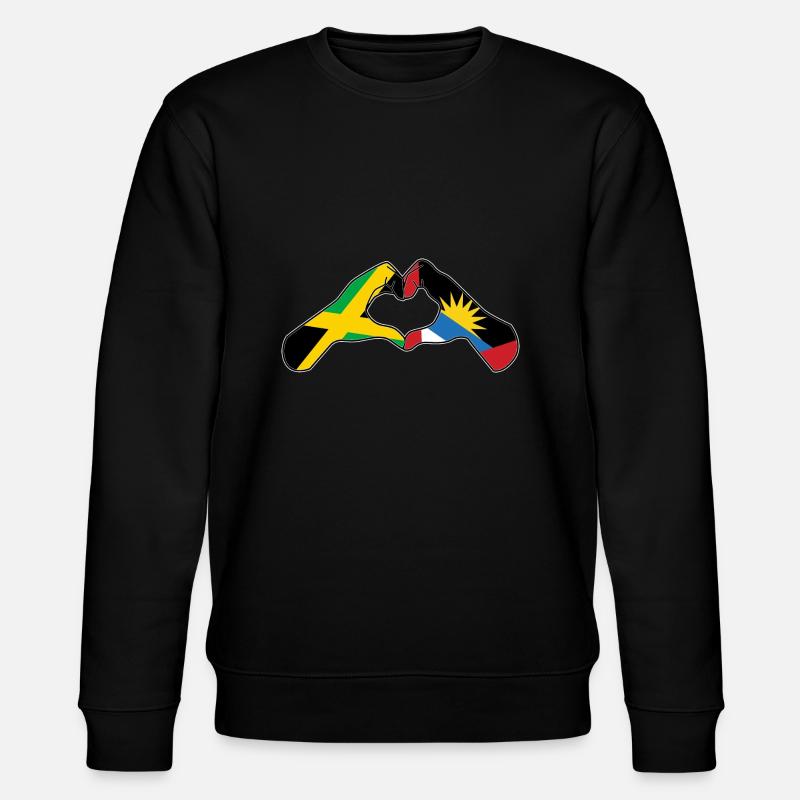 Drapeau d’Antigua-et-Barbuda - Sweat bio CHANGER Stanley/Stella Unisexe - noir