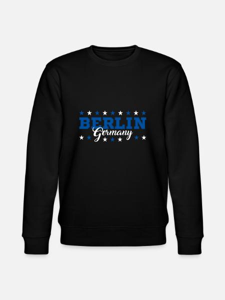 Berlin - Stanley/Stella Unisex Bio-Sweatshirt CHANGER - Schwarz