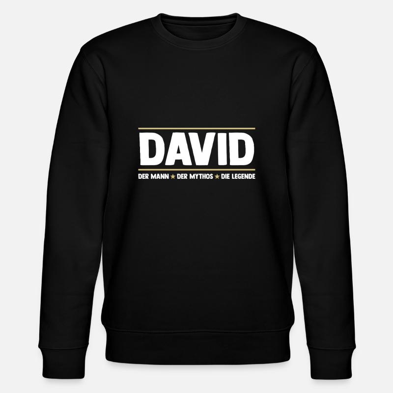 David - Stanley/Stella CHANGER Unisex Organic Sweatshirt - black