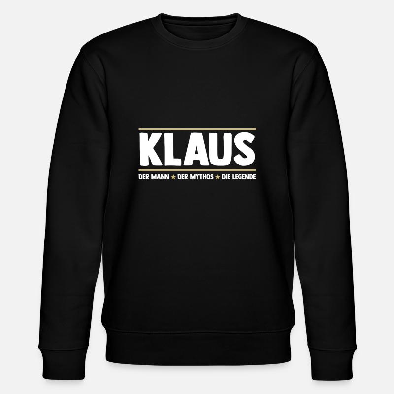 Klaus - Sweat bio CHANGER Stanley/Stella Unisexe - noir