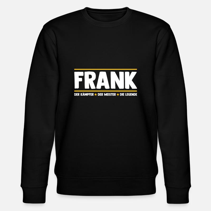 Frank - Stanley/Stella Unisex Bio-Sweatshirt CHANGER - Schwarz