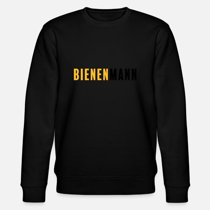Bienenmann - Stanley/Stella Unisex Bio-Sweatshirt CHANGER  - Schwarz