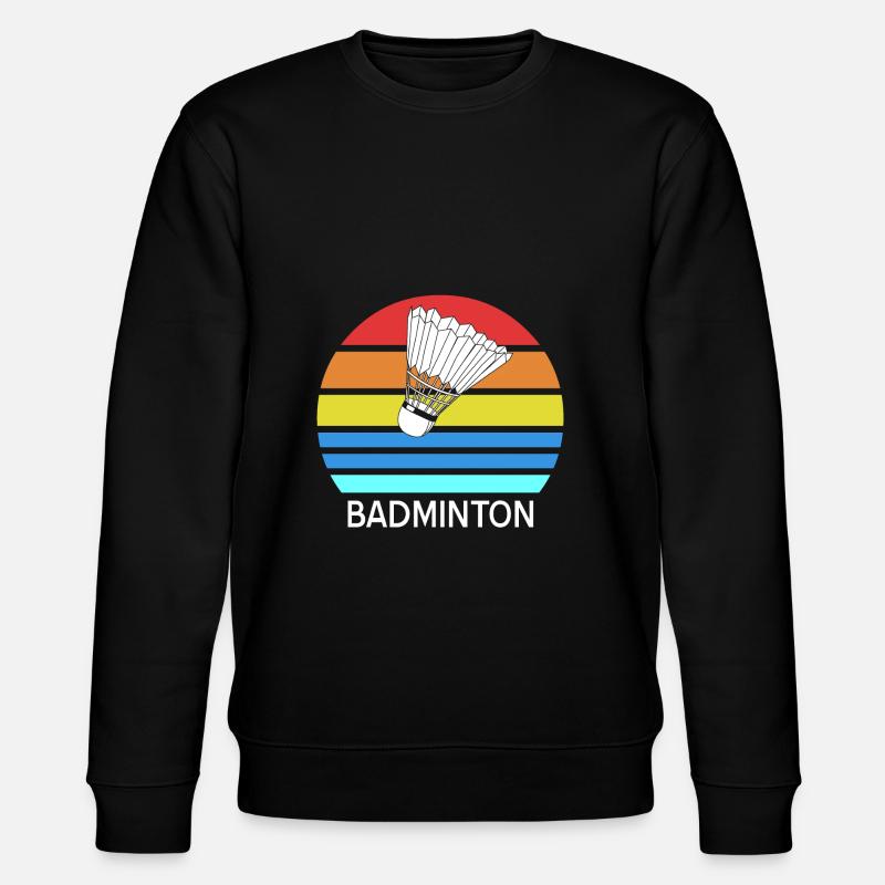 Badminton - Stanley/Stella Unisex Bio-Sweatshirt CHANGER  - Schwarz