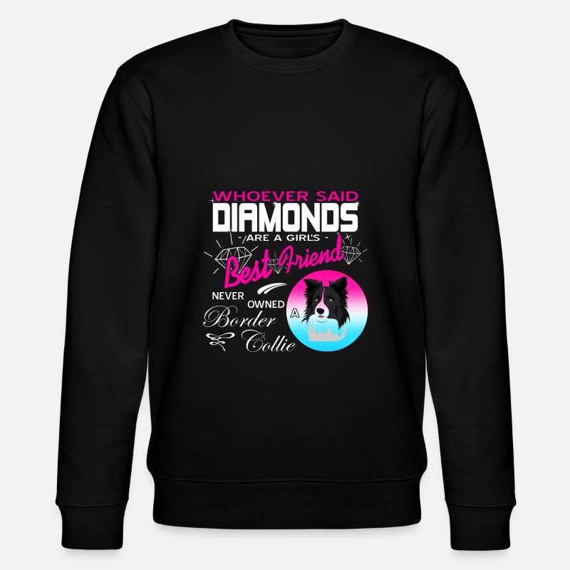 Border Collie - Sweat bio CHANGER Stanley/Stella Unisexe - noir