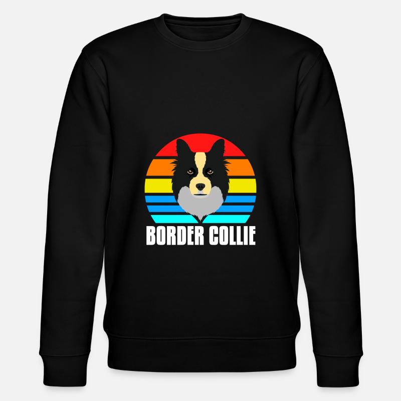 Border Collie - Sweat bio CHANGER Stanley/Stella Unisexe - noir
