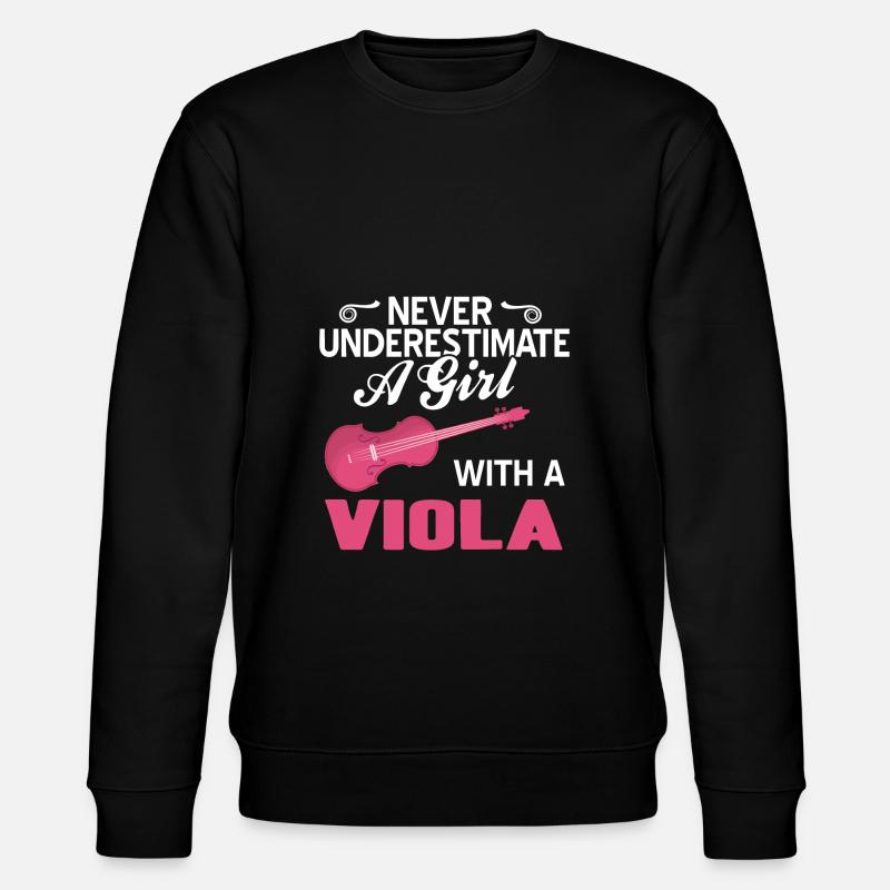 Bratsche - Stanley/Stella Unisex Bio-Sweatshirt CHANGER  - Schwarz