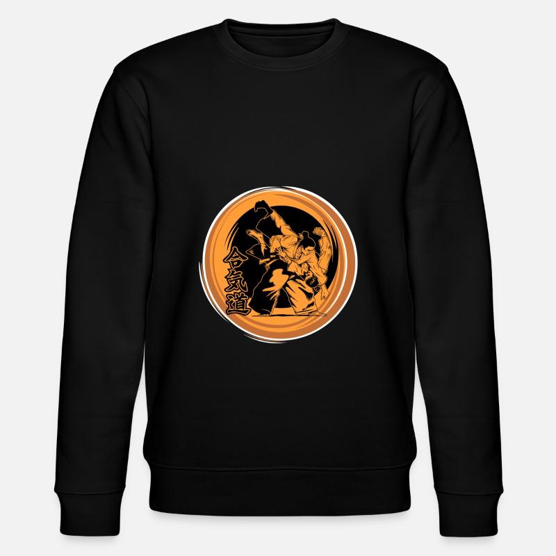Aikido - Stanley/Stella Unisex Bio-Sweatshirt CHANGER  - Schwarz