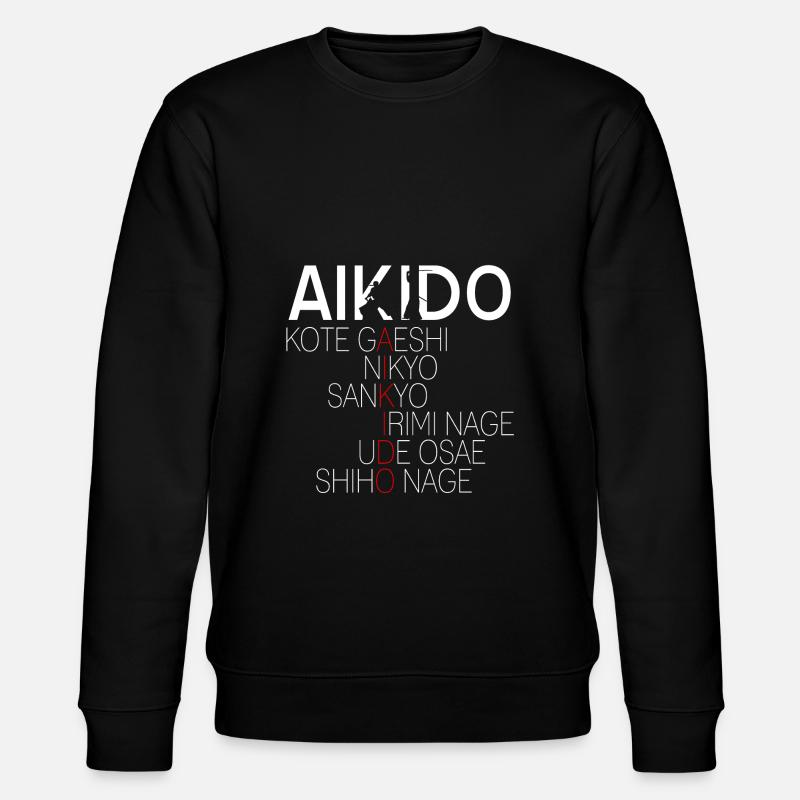 Aïkido - Sweat bio CHANGER Stanley/Stella Unisexe - noir