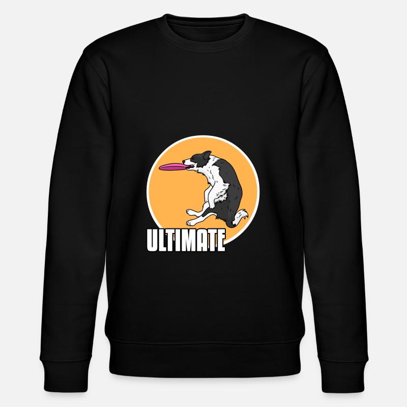 Border Collie - Stanley/Stella Unisex Bio-Sweatshirt CHANGER  - Schwarz