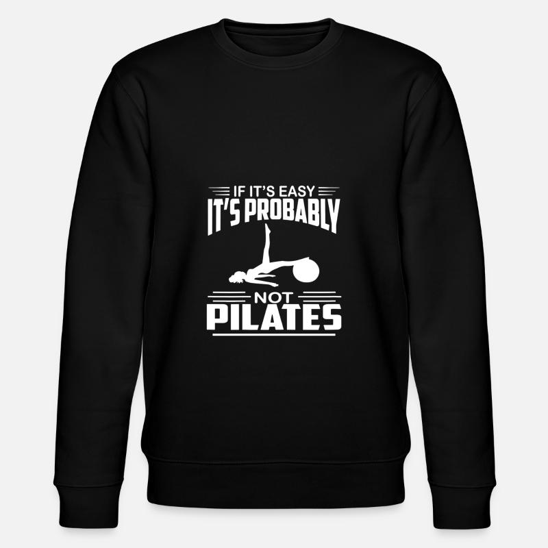 Pilates Übung - Stanley/Stella Unisex Bio-Sweatshirt CHANGER  - Schwarz