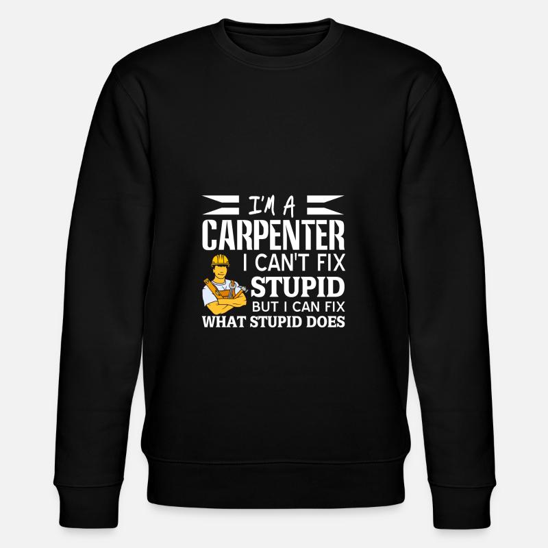Charpentier - Sweat bio CHANGER Stanley/Stella Unisexe - noir