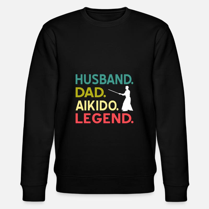 Aikido - Stanley/Stella Unisex Bio-Sweatshirt CHANGER  - Schwarz