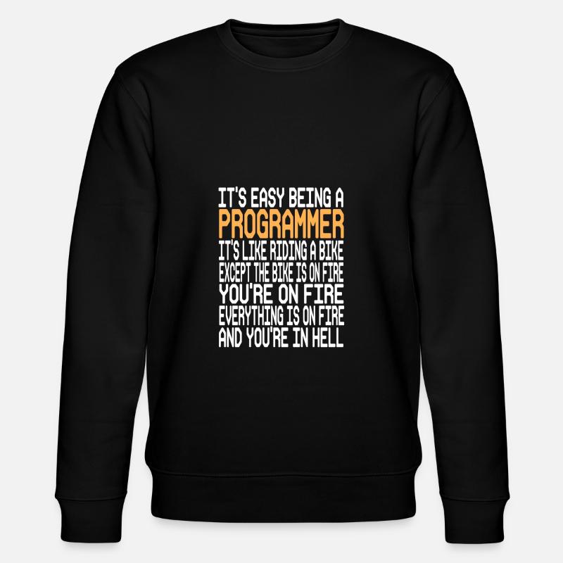 Programmer - Stanley/Stella CHANGER Unisex Organic Sweatshirt - black