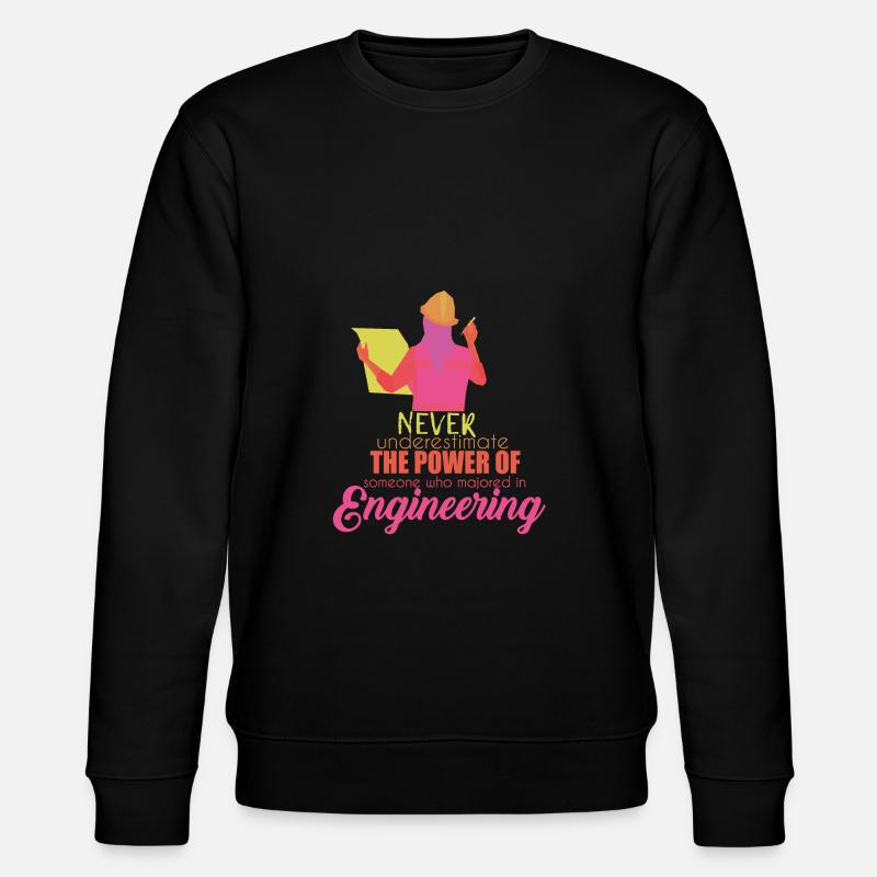 engineer - Stanley/Stella CHANGER Unisex Organic Sweatshirt - black