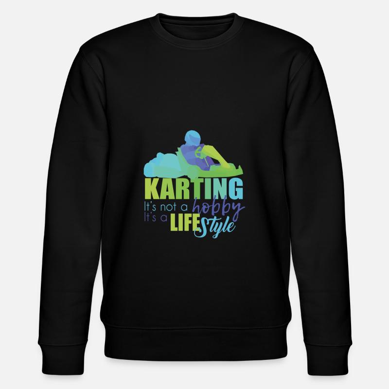 Go Kart - Stanley/Stella Unisex Bio-Sweatshirt CHANGER  - Schwarz