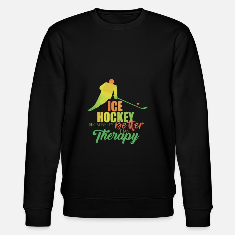 Eishockey - Stanley/Stella Unisex Bio-Sweatshirt CHANGER  - Schwarz
