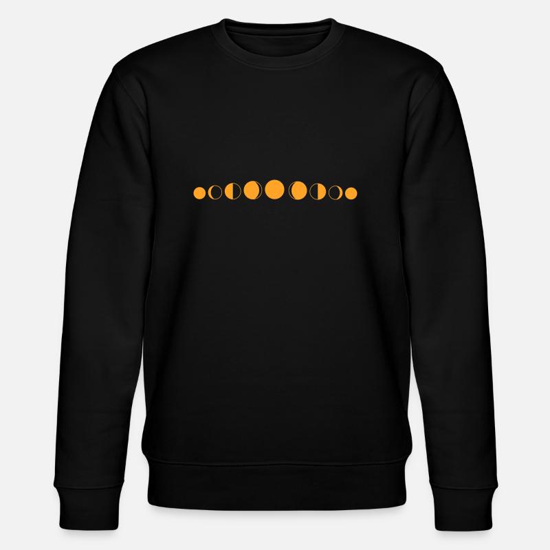 Mondphase - Stanley/Stella Unisex Bio-Sweatshirt CHANGER  - Schwarz