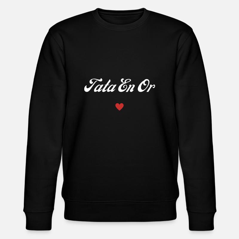 tata en or - Sweat bio CHANGER Stanley/Stella Unisexe - noir