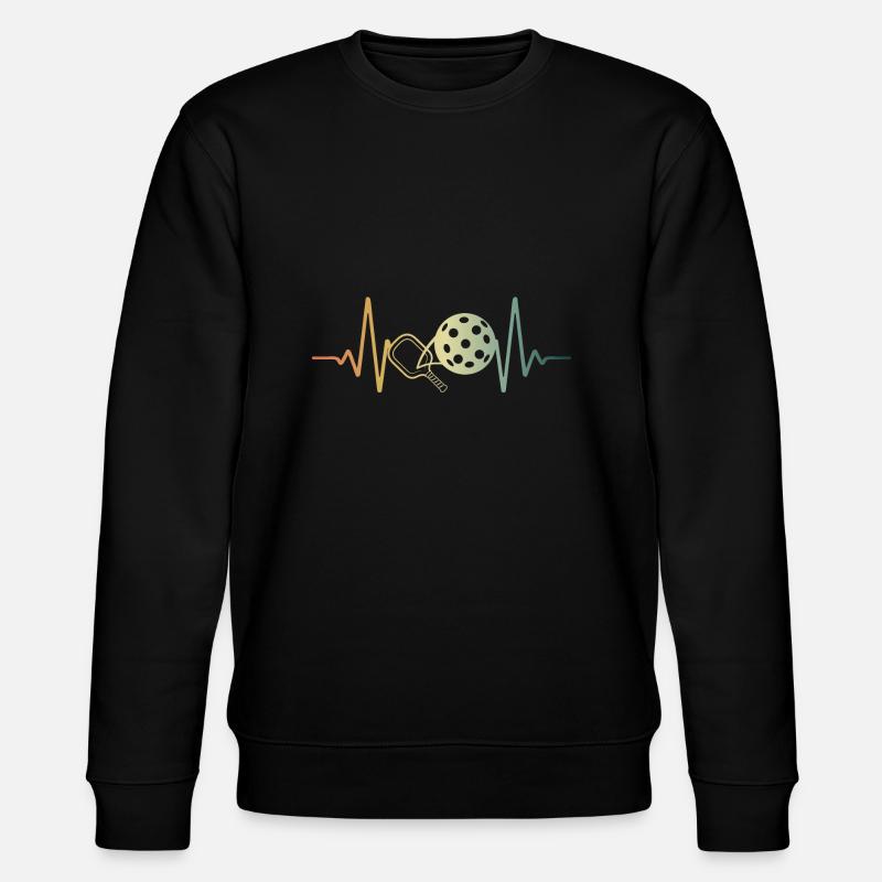 Pickleball Heartbeat Paddleball ECG Pulse - Sweat bio CHANGER Stanley/Stella Unisexe - noir