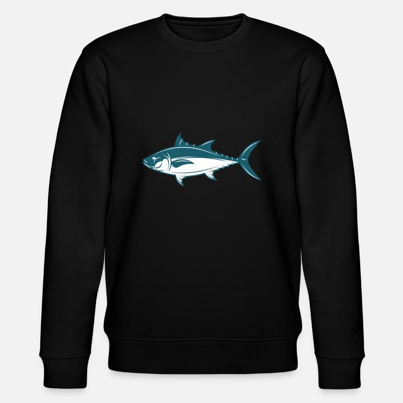 Meerestiere - Stanley/Stella Unisex Bio-Sweatshirt CHANGER  - Schwarz