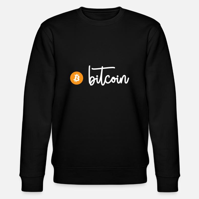 Bitcoin - Stanley/Stella CHANGER Unisex Organic Sweatshirt - black