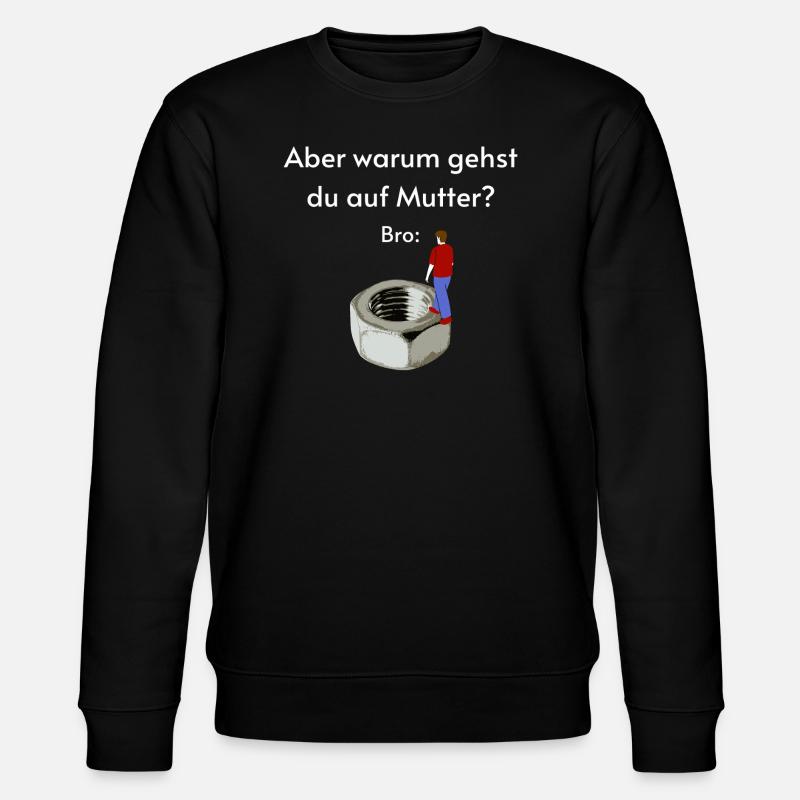 Lustiges Wortspiel - Stanley/Stella Unisex Bio-Sweatshirt CHANGER - Schwarz