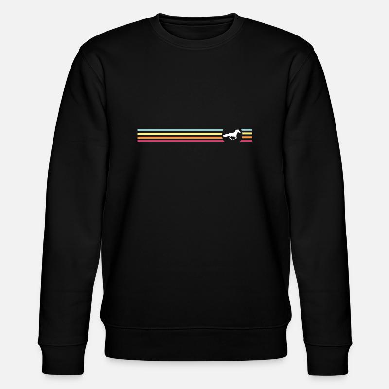 Cheval Retro - Sweat bio CHANGER Stanley/Stella Unisexe - noir