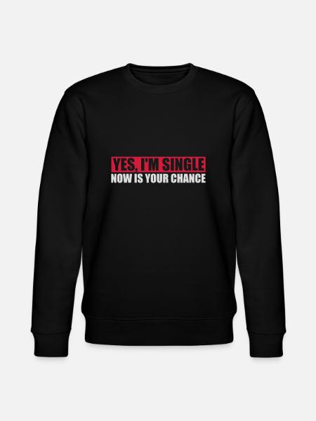 single now your chance - Stanley/Stella CHANGER Unisex Organic Sweatshirt - black