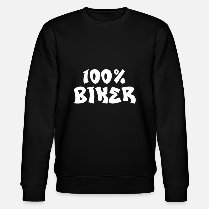 100% biker - Sweat bio CHANGER Stanley/Stella Unisexe - noir