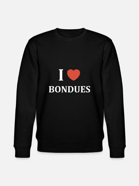 i love Bondues - Sweat bio CHANGER Stanley/Stella Unisexe - noir