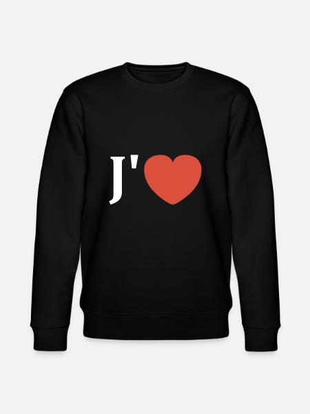 J'aime - Sweat bio CHANGER Stanley/Stella Unisexe - noir