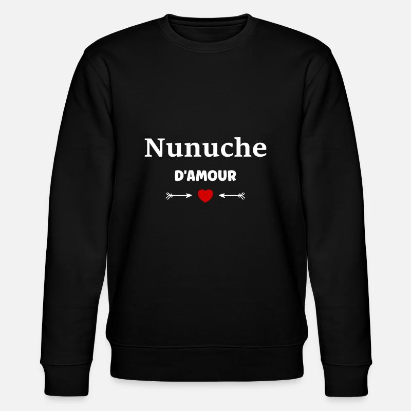 Nunuche d'amour - Sweat bio CHANGER Stanley/Stella Unisexe - noir