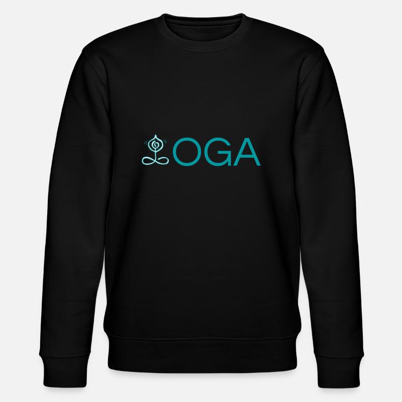 Yoga Geschenkidee - Stanley/Stella Unisex Bio-Sweatshirt CHANGER  - Schwarz