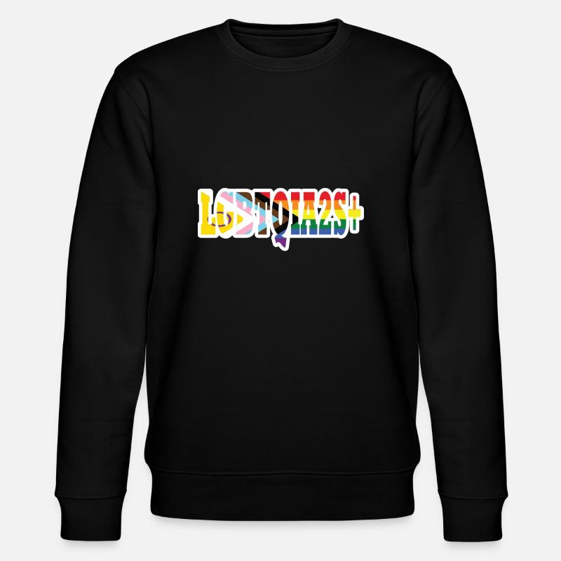 LGBTQIA2S+ - Stanley/Stella Unisex Bio-Sweatshirt CHANGER  - Schwarz