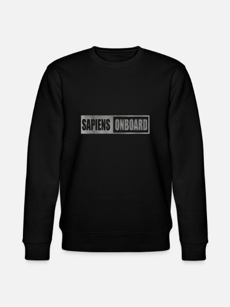 Sapiens Letters Metal - Stanley/Stella CHANGER Unisex Organic Sweatshirt - black