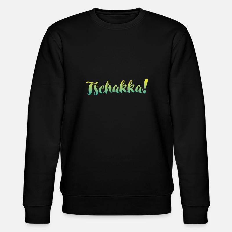 tschakka! Motivation - Stanley/Stella Unisex Bio-Sweatshirt CHANGER  - Schwarz