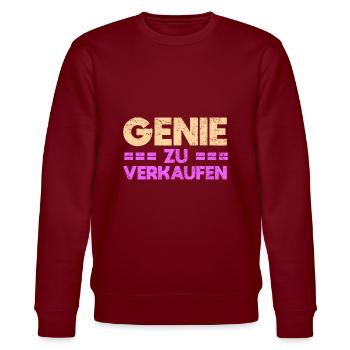 Genie Zu Verkaufen - Stanley/Stella Unisex Bio-Sweatshirt CHANGER  - Burgunderrot - Vorne - Nik (191cm) & Marisol (170cm)