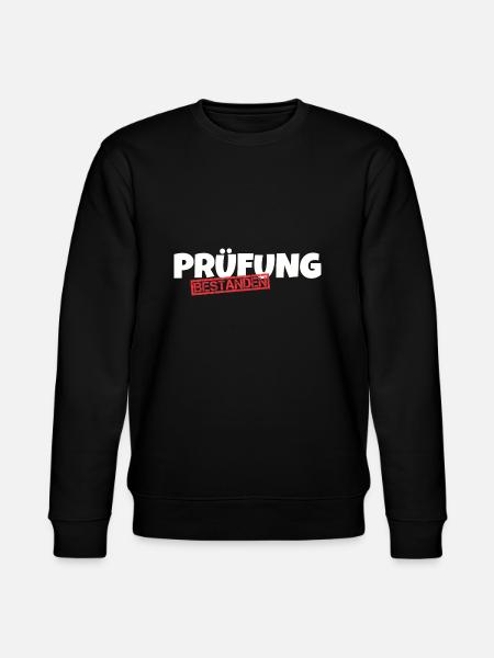 pass an exam - Stanley/Stella CHANGER Unisex Organic Sweatshirt - black
