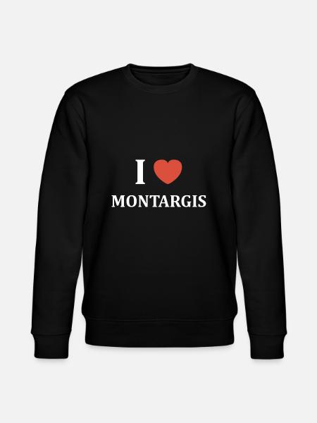 i love montargis - Sweat bio CHANGER Stanley/Stella Unisexe - noir