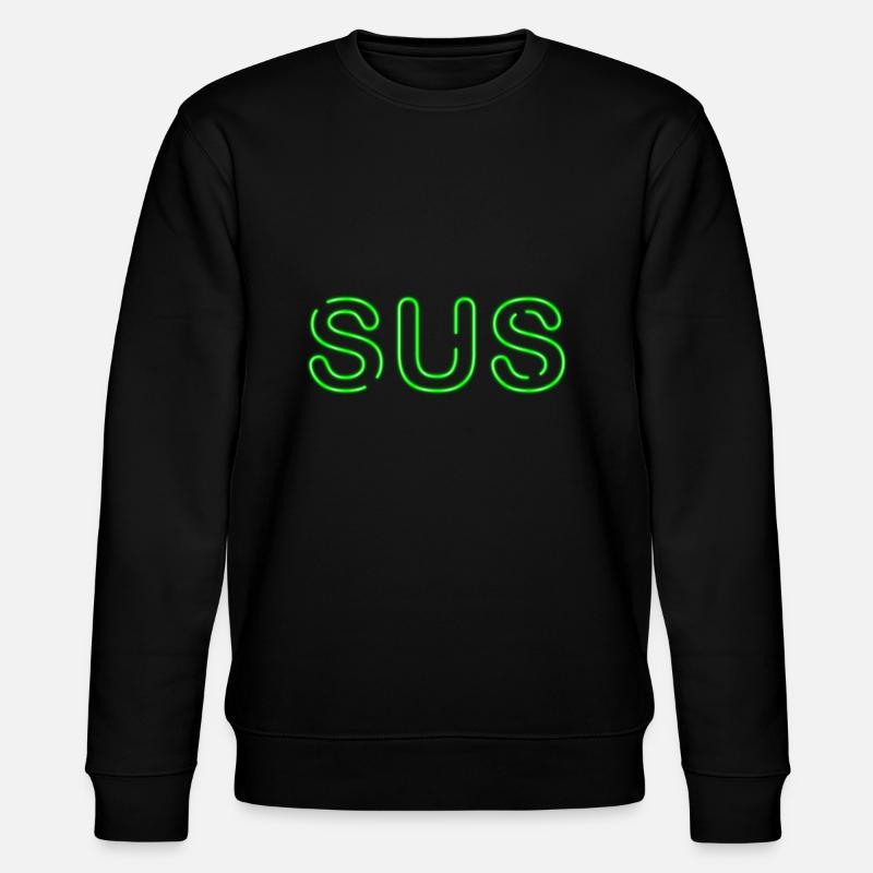 Sus - Jugendwort - Stanley/Stella Unisex Bio-Sweatshirt CHANGER  - Schwarz