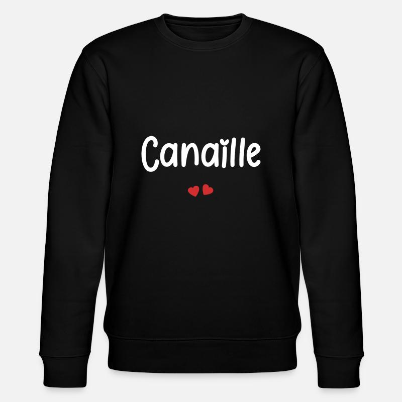 Canaille - Sweat bio CHANGER Stanley/Stella Unisexe - noir